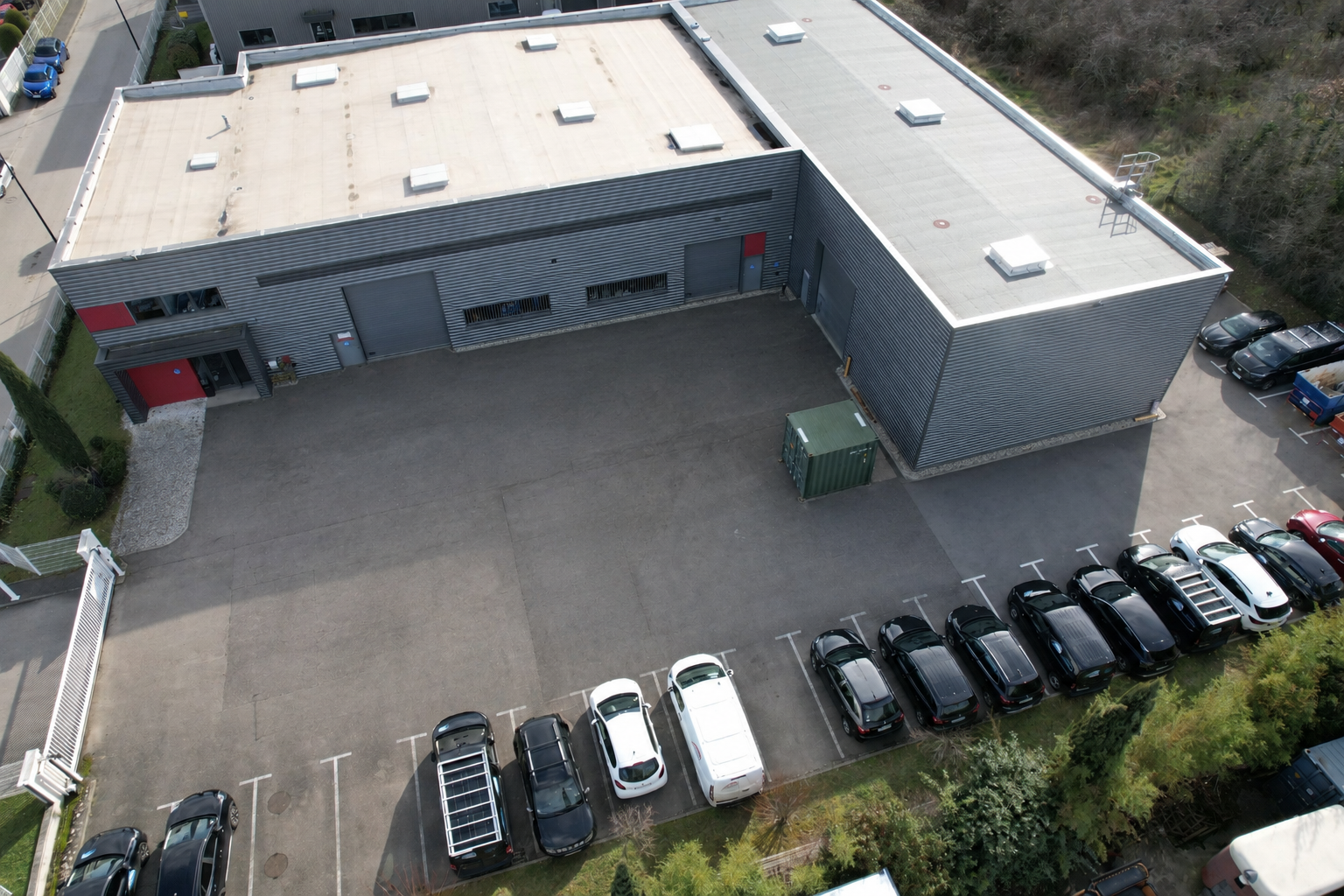 Atelier Tecnyx Vourles site industriel vue aérienne